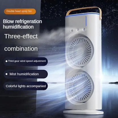Double Ended Spray Water Mist Fan