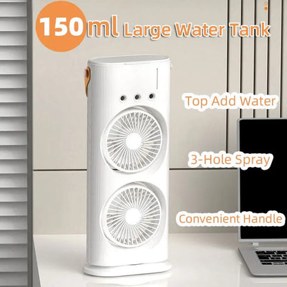 Double Ended Spray Water Mist Fan