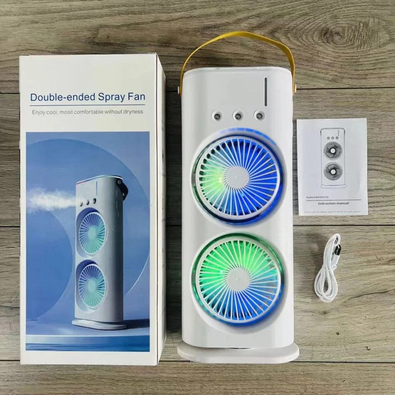 Double Ended Spray Water Mist Fan