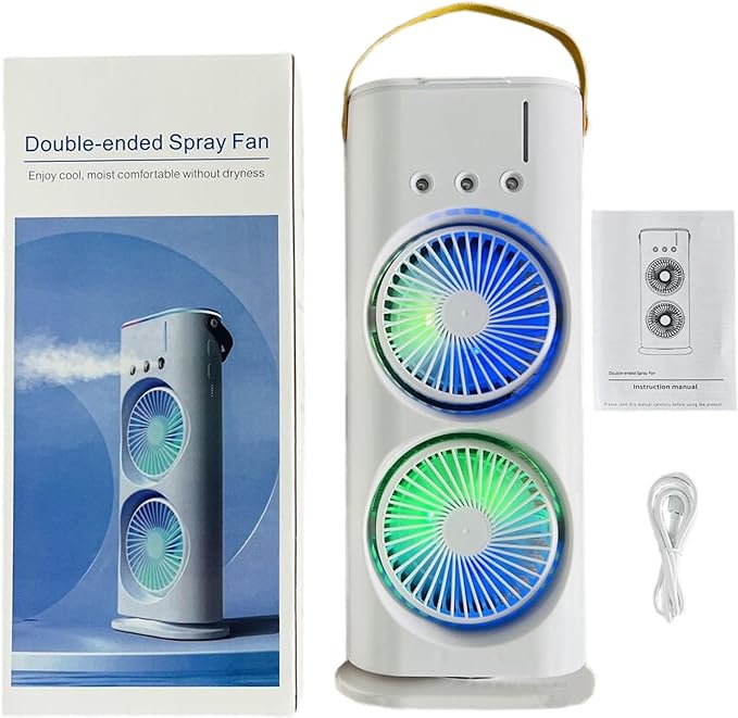 Double Ended Spray Water Mist Fan